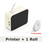 Marklife P15 Mini Bluetooth Thermal Label Maker | Inkless Thermal Label Maker Richie's White Standard Set