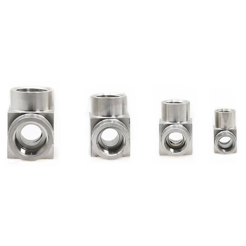 SS304 Stainless Steel Tee Pipe Fitting | BSP Female 1/8"–1/2" Tee Pipe Fitting Richie's