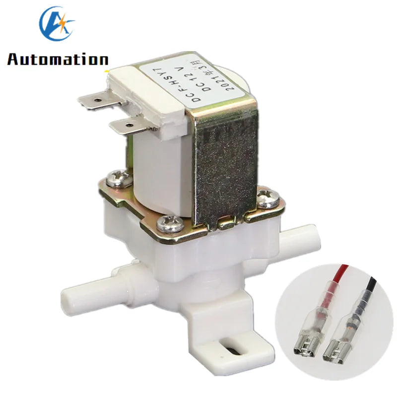 1/4" HSY7 Plastic Solenoid Valve for RO Water Purifier NC/NO Solenoid Valve Richie's Normally Open 24V Non-pressure Type