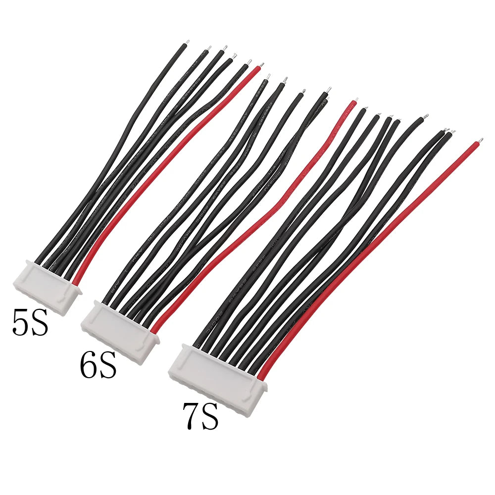 JST XH LiPo Balance Charger Connector 1S–7S 22AWG Silicone Battery Connector Cable Richie's