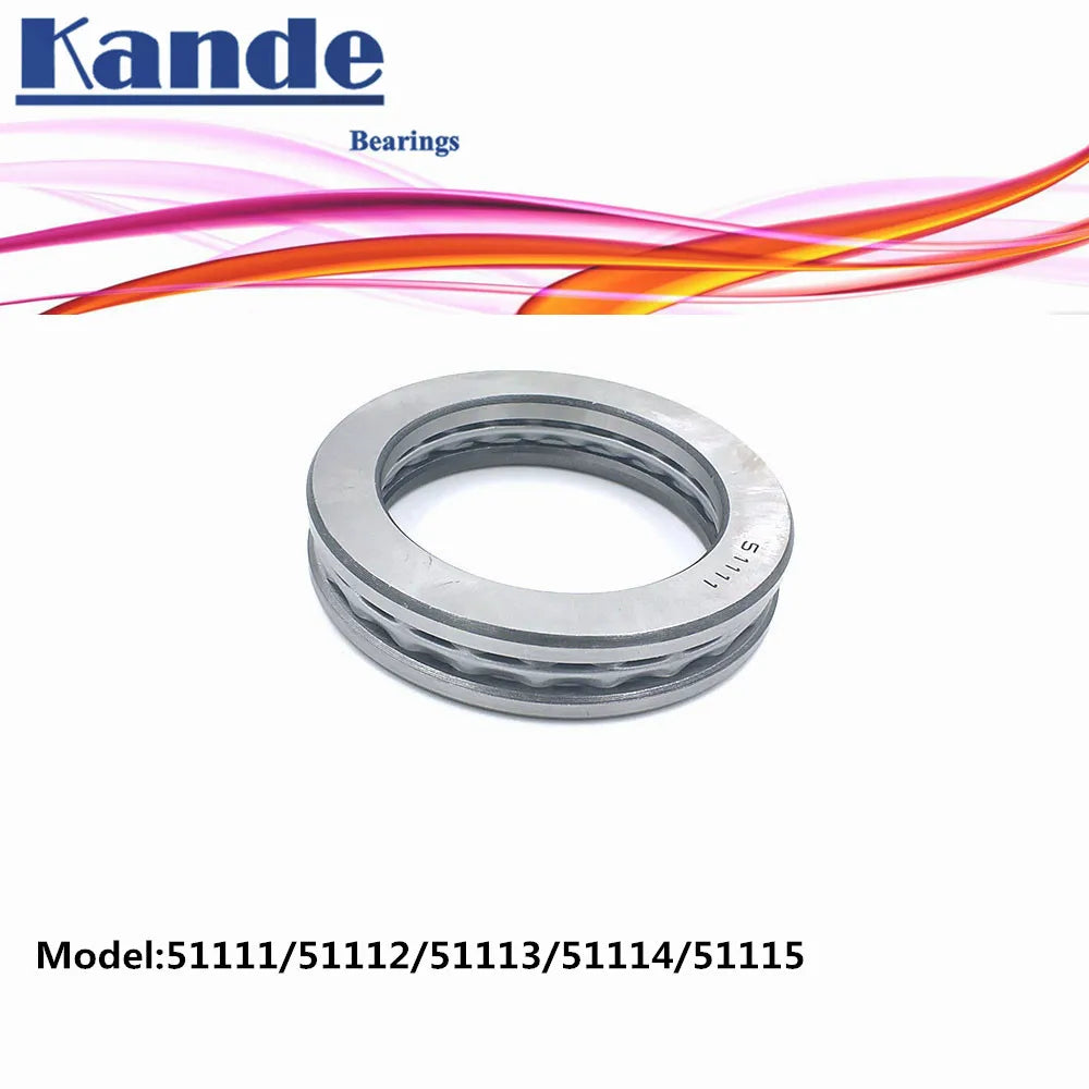 Kande Flat Thrust Ball Bearings 51111–51115 ABEC-1 Steel Thrust Ball Bearing Richie's