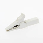 55mm HV Alligator Clip for 4mm Banana Plug Multimeter Probes Test Clip Accessory Richie's WHITE