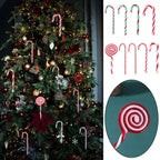 Christmas Candy Cane Tree Ornaments – Xmas Pendant Décor Christmas Tree Ornament Richie's