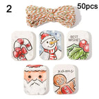 48/50pcs Kraft Paper Christmas Gift Tags with String Kraft Gift Tags Richie's 2