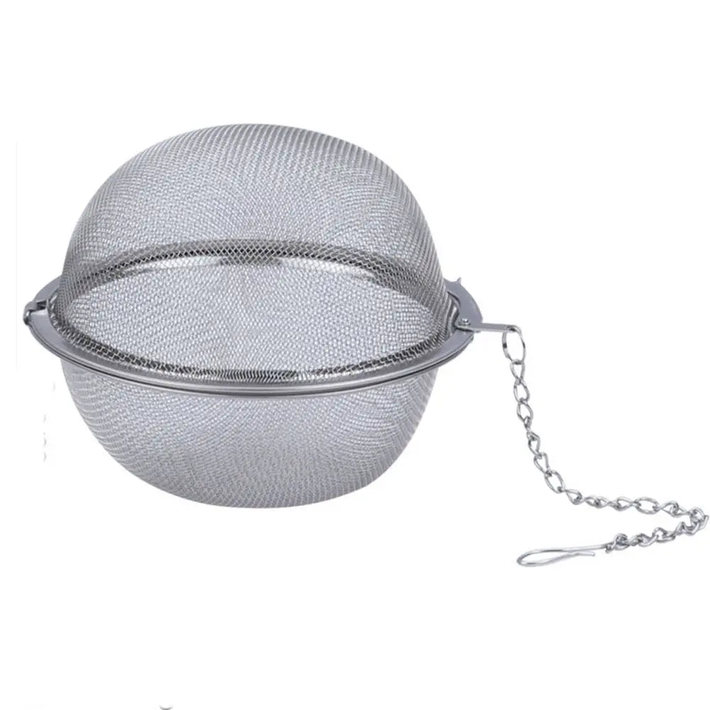Stainless Steel Tea Strainer Infuser Ball with Hook & Spice Filter Tea Infuser Strainer Richie's Large