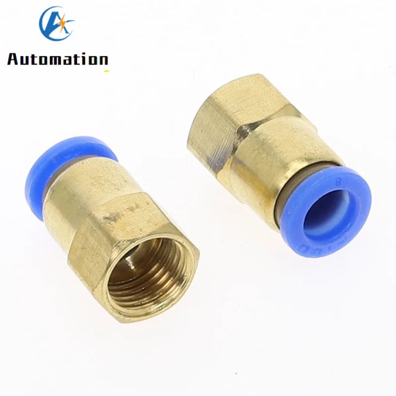 Brass Pneumatic Quick Connector BSP Female Thread Air Pipe Fitting Pneumatic Air Fitting Richie's