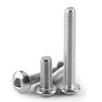 340PCS M3 ISO7380 Button Head Hex Socket Screws Nuts Kit SS304 Screw & Nut Kit Richie's