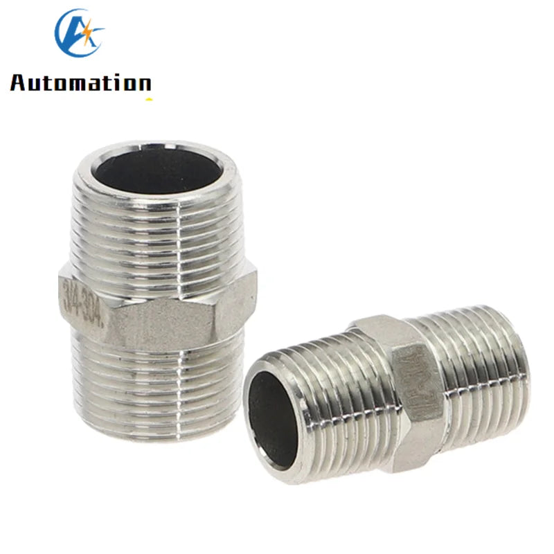 304 Stainless Steel Male Hex Union BSP Pipe Fitting Adapter Pipe Fitting Adapter Richie's 3/4"