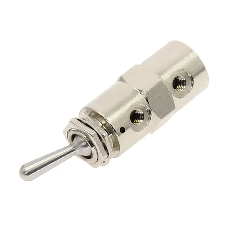 TAC2-4V Pneumatic Valve 2-Position 5-Way Toggle Switch w/ Fittings Pneumatic Control Valve Richie's TAC-4V