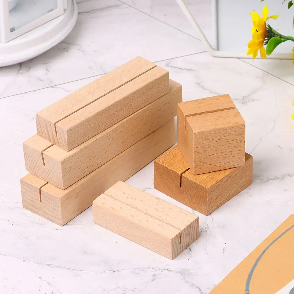 Wood Card Holder Stand – Wedding Place Cards & Table Numbers Card Holder Stand Richie's