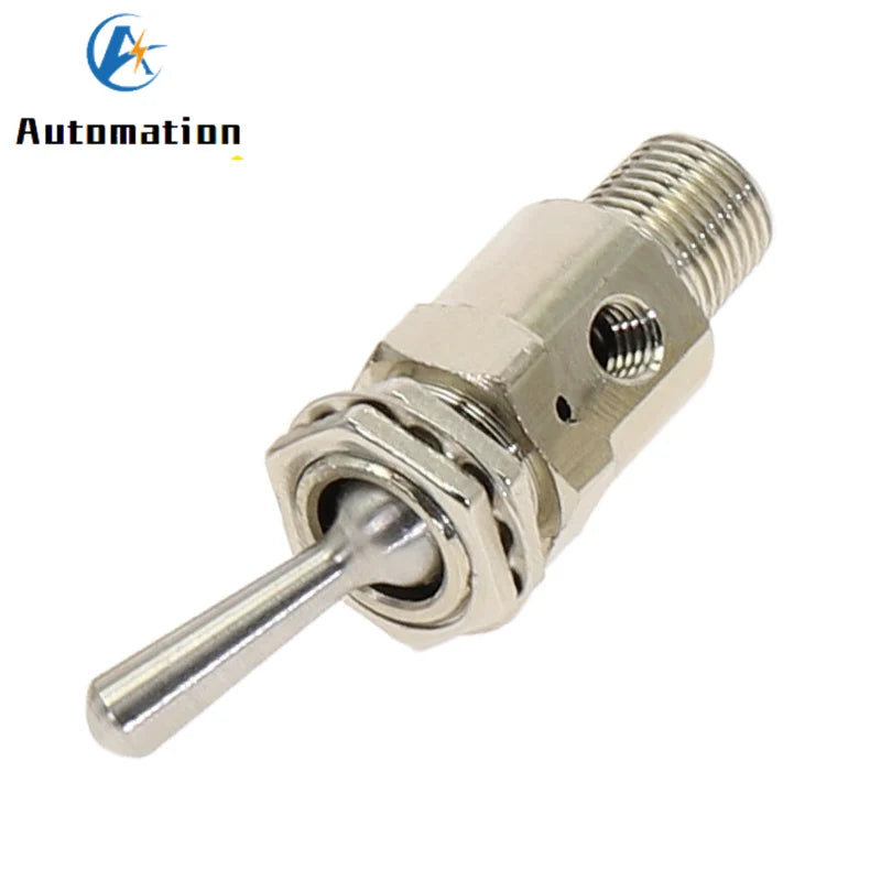 TAC2-3V Pneumatic Toggle Valve 2-Position 3-Way M5 & 1/8" Thread Pneumatic Toggle Valve Richie's