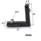 90° T-Slot Corner Bracket for EU 20/30/40/45 Series Aluminum Profile Corner Bracket Richie's