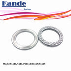 Kande Flat Thrust Ball Bearings 51111–51115 ABEC-1 Steel Thrust Ball Bearing Richie's