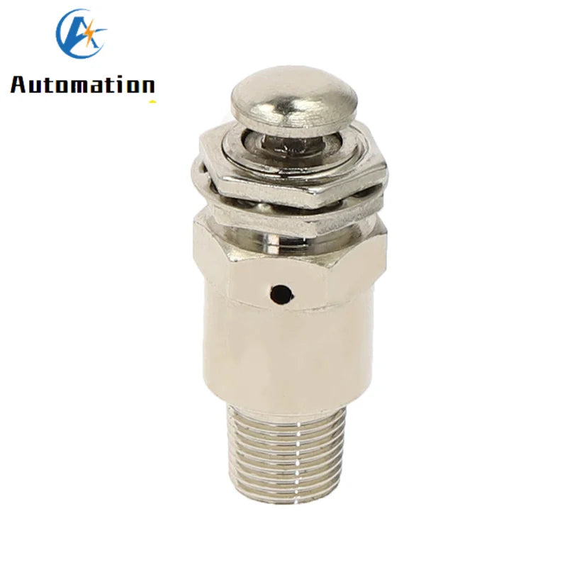 TAC2-3P Pneumatic 3-Way N/C Valve M5 Self-Reset Push Button Pneumatic Control Valve Richie's
