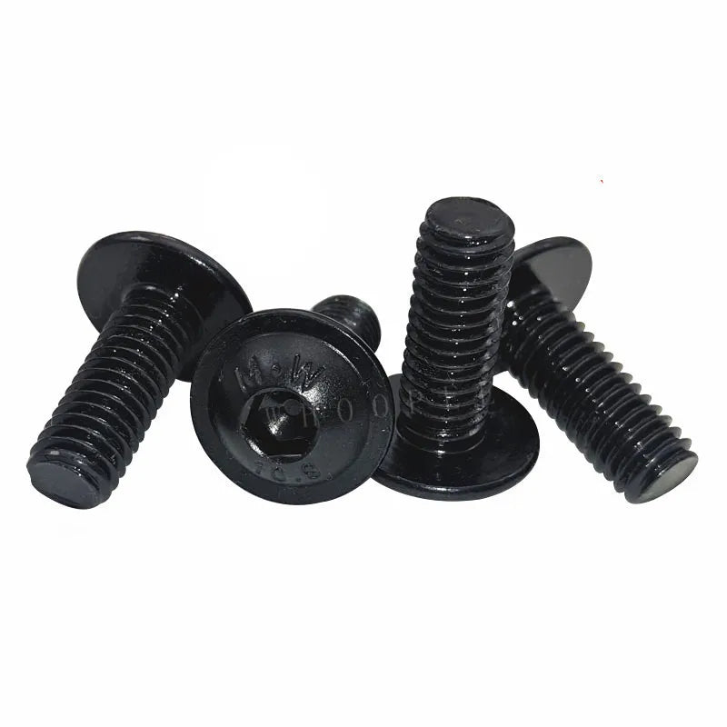 M4–M10 Socket Flange Button Head Screws Grade 10.9 Black Allen Flange Button Head Screws Richie's 20mm M4 10pcs