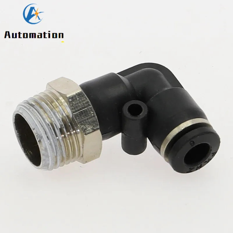 PL Elbow Pneumatic Fitting BSP Push-In Air Quick Connector Pneumatic Elbow Fitting Richie's