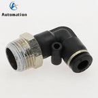 PL Elbow Pneumatic Fitting BSP Push-In Air Quick Connector Pneumatic Elbow Fitting Richie's