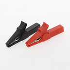 55mm HV Alligator Clip for 4mm Banana Plug Multimeter Probes Test Clip Accessory Richie's 1pcs Red 1pcs Black