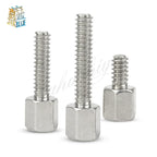 10pcs Brass Nickel-Plated #4-40 Hex Standoff Male-Female PCB Spacer PCB Hex Standoff Richie's