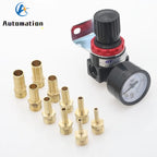 AR2000 1/4" BSP Air Compressor Pressure Regulator Valve Pneumatic Pressure Regulator Richie's