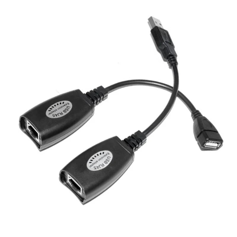 USB to RJ45 Ethernet USB Extender Adapter Pair – 50M Range USB Network Extender Richie's 1 Pair