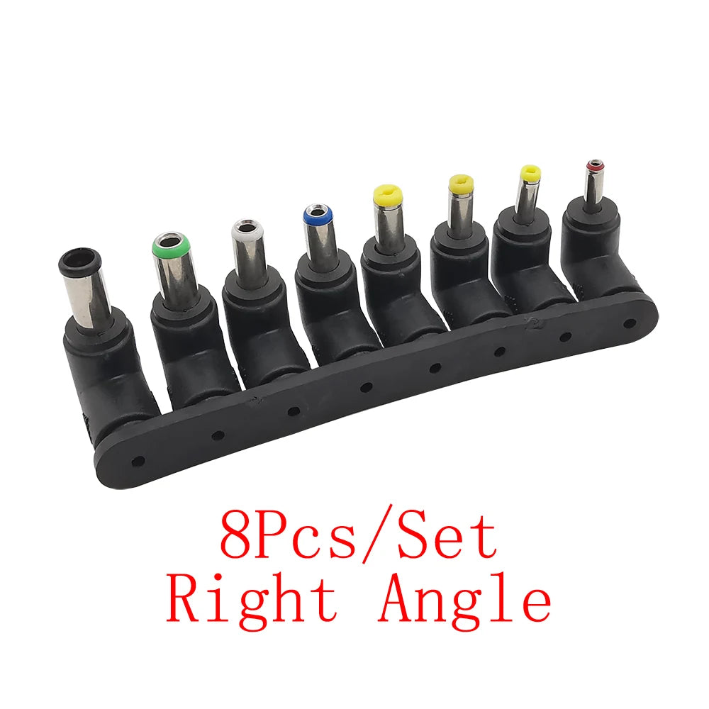 DC Power Jack Adapter Set 5.5x2.1mm Female to Multi Male Tips DC Power Adapter Richie's C-RA 8Pcs
