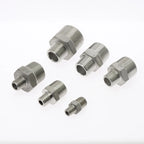 304 SS Male Hex Nipple BSP Pipe Fitting DN8–DN40 Water Oil Air Pipe Fitting Nipple Richie's