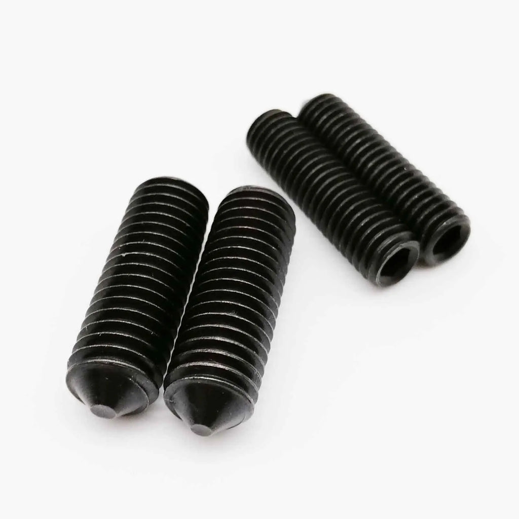 DIN914 Hex Socket Grub Set Screws M2–M6 Black Cup Point Grub Set Screws Richie's 12.9 class steel M2.5 4mm