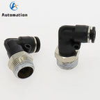 PL Elbow Pneumatic Fitting BSP Push-In Air Quick Connector Pneumatic Elbow Fitting Richie's
