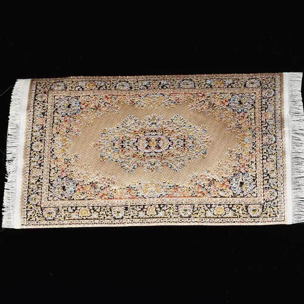 Miniature Turkish Style Dollhouse Carpet – Mini Woven Rug Dollhouse Miniature Rug Richie's