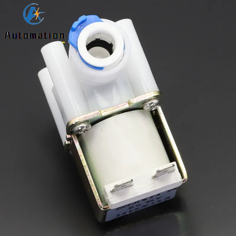 Plastic Solenoid Valve 12V 220V RO Water 3/8" Quick Plug Solenoid Valve Richie's