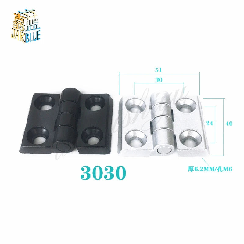 Zinc Alloy Hinge for 2020 3030 4040 Aluminum Profile | JARBLUE Aluminum Profile Hinge Richie's