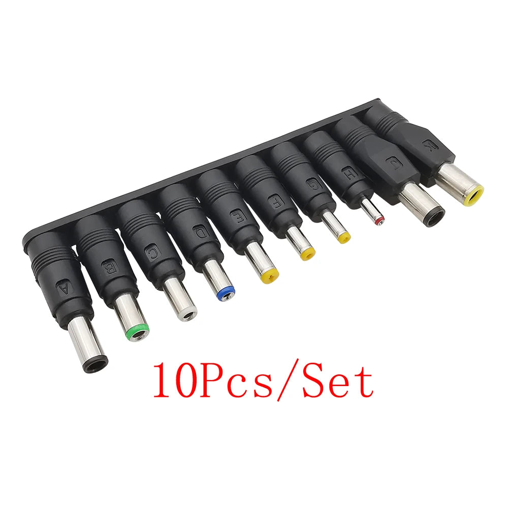 DC Power Jack Adapter Set 5.5x2.1mm Female to Multi Male Tips DC Power Adapter Richie's A 10Pcs