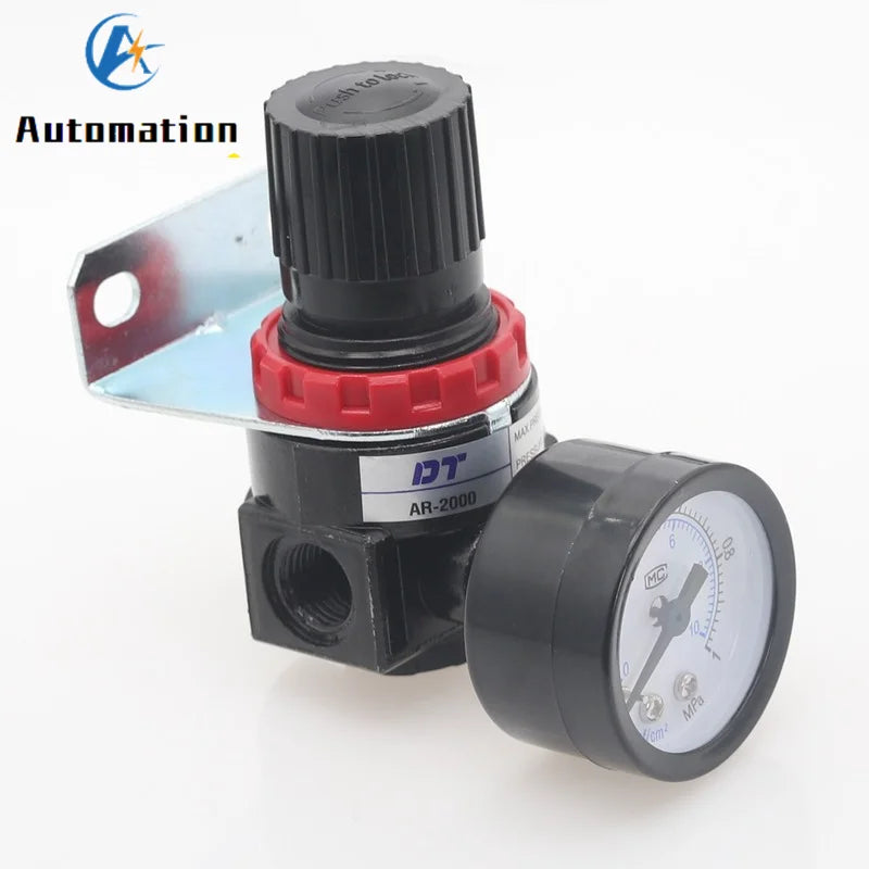 AR2000 1/4" BSP Air Compressor Pressure Regulator Valve Pneumatic Pressure Regulator Richie's