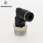 PL Elbow Pneumatic Fitting BSP Push-In Air Quick Connector Pneumatic Elbow Fitting Richie's