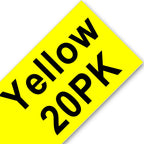 HSe-231 Heat Shrink Tube Label Tape 12mm – Brother P-touch Heat Shrink Label Tape Richie's 20PK Black on Yellow 6mm