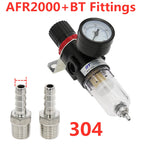 AFR2000 Pneumatic Filter Regulator 1/4" with Pressure Gauge Pneumatic Filter Regulator Richie's AFR2000-304-BT AFR2000 China Mainland