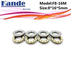 4pcs Miniature Axial Thrust Bearings F3-8 to F8-16M for 3D Printers Axial Thrust Bearing Richie's F10-18M 4Pcs