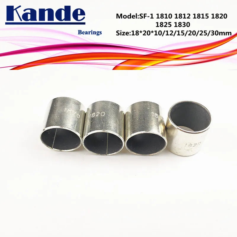 SF-1 Self Lubricating Sleeve Bearing Bushing 18x20mm 6 Sizes Sleeve Bearing Bushing Richie's