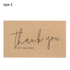 Kraft Paper Thank You Cards for Small Business – 30 Pack Thank You Cards Richie's type 2