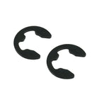 Black Steel E-Clip Safety Rings M1.2–M15 | 10/50/100 Pack Retaining E-Clips Richie's M1.2 100pcs