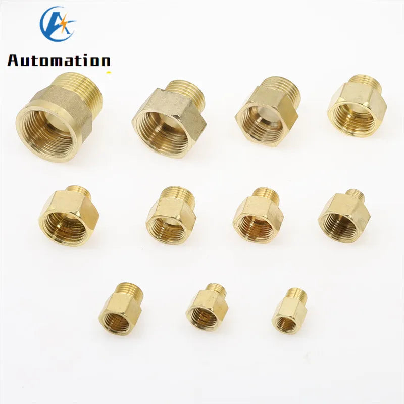Brass BSP Male to Female Pipe Adapter 1/8"–3/4" Fitting Brass Pipe Fitting Richie's