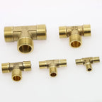 BSP Male Tee Brass Pipe Fitting 1/8" 1/4" 3/8" 1/2" – 3-Way Brass Pipe Fitting Richie's