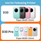 Phomemo D30 Thermal Label Paper – 3 Self-Adhesive Sticker Rolls Thermal Label Paper Richie's