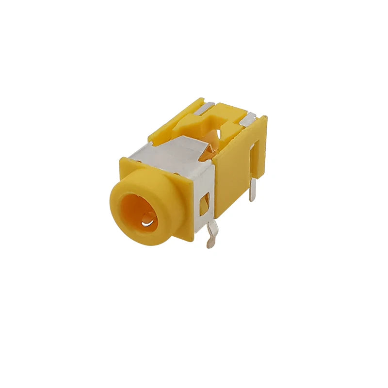 PJ-322 3.5mm 5-Pin Female PCB Audio Jack Connector 10/20 Pcs PCB Audio Connector Richie's Yellow 20Pcs