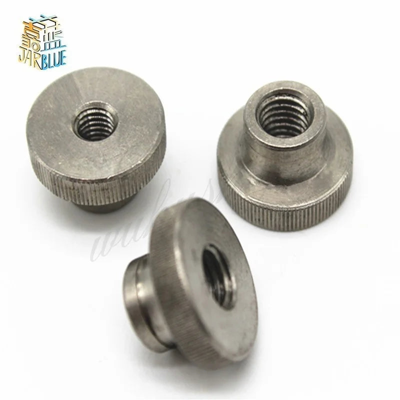 Stainless Steel Knurled Thumb Nuts with Collar M2–M6 | JARBLUE Knurled Thumb Nuts Richie's