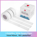 Phomemo D30 Thermal Label Paper – 3 Self-Adhesive Sticker Rolls Thermal Label Paper Richie's Square White 1440