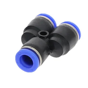Push-In Y-Shape 3-Way Pneumatic Fitting 4mm–12mm Air Hose Pneumatic Tube Fitting Richie's PY 14mm