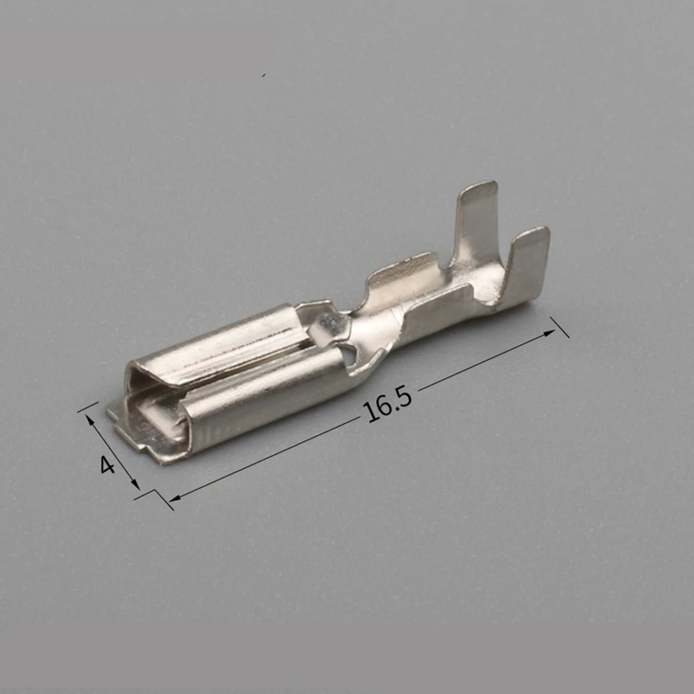 50 Sets 2.8mm Crimp Terminals Female Male Spade Wire Connectors Crimp Wire Terminals Richie's
