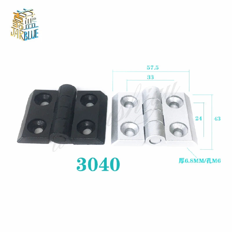 Zinc Alloy Hinge for 2020 3030 4040 Aluminum Profile | JARBLUE Aluminum Profile Hinge Richie's